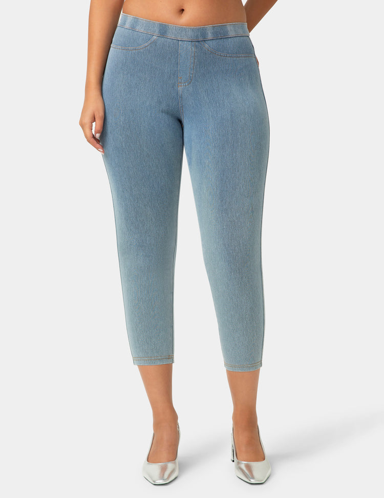 Classic Indigo Denim Capri