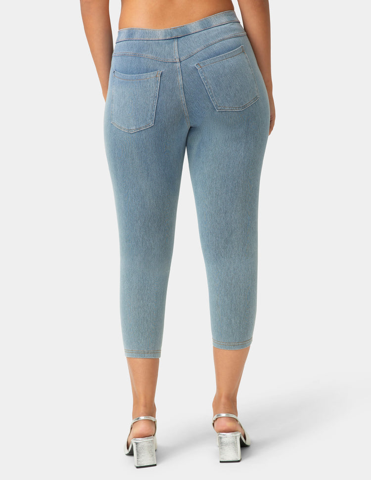 Classic Indigo Denim Capri