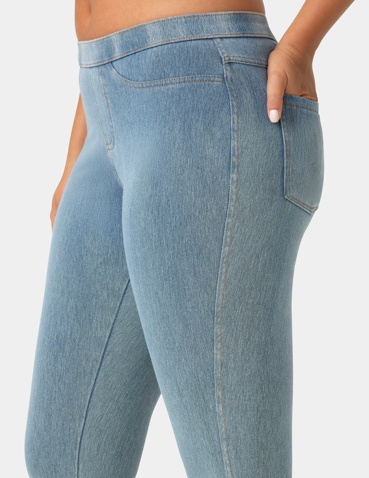 Classic Indigo Denim Capri