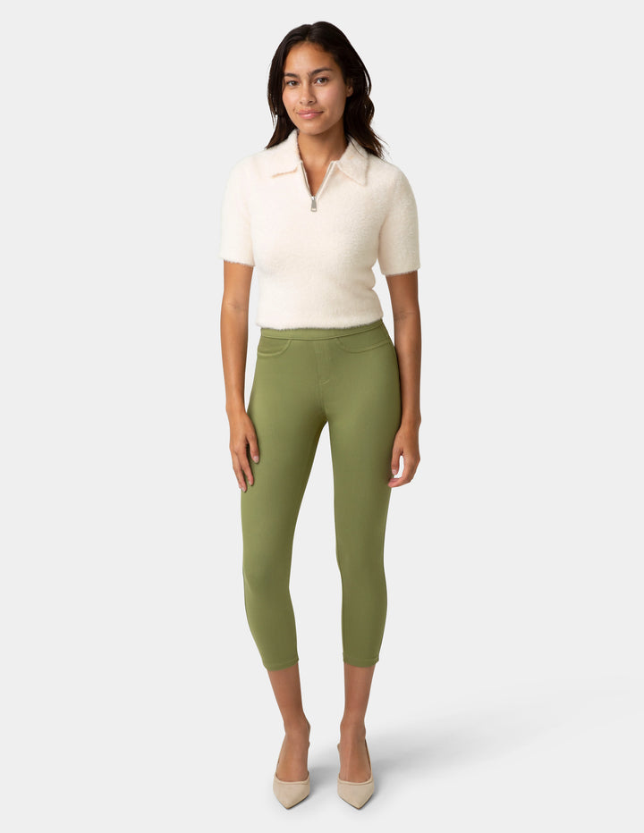 Classic Indigo Denim Capri