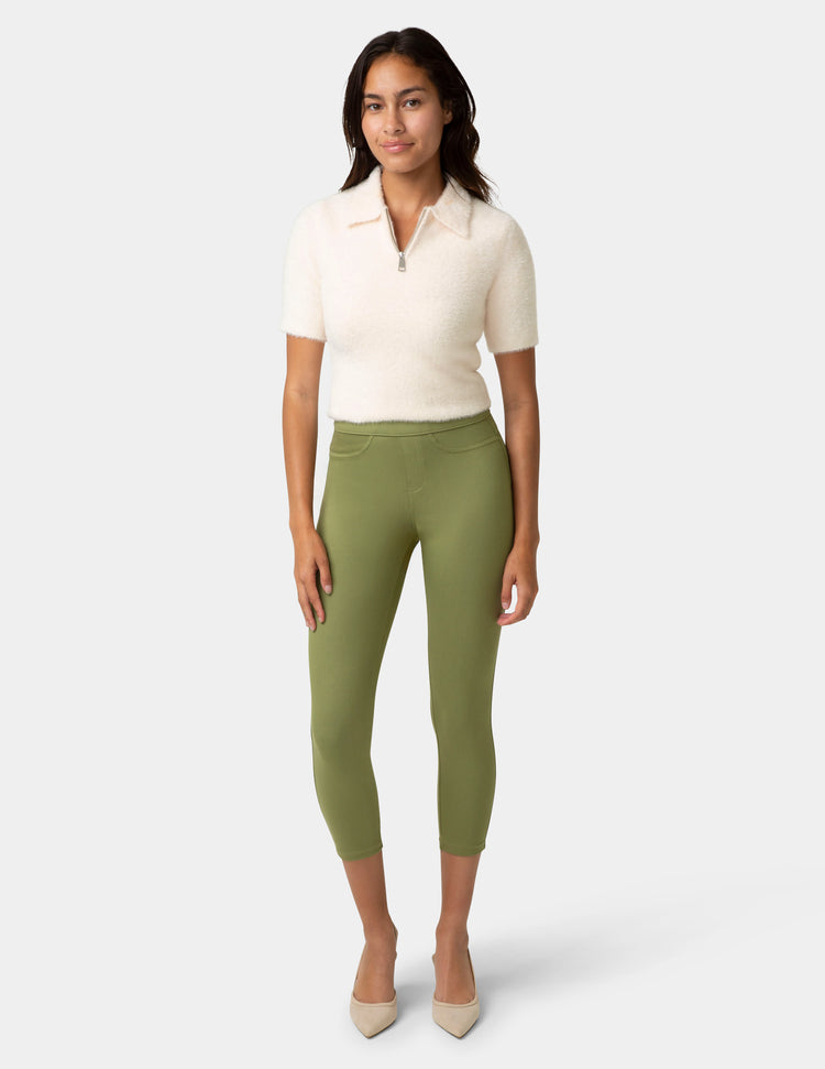 Classic Indigo Denim Capri