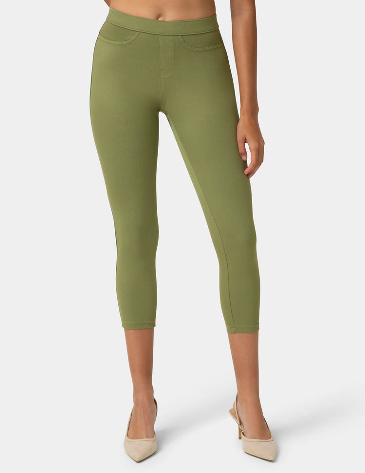 Classic Indigo Denim Capri