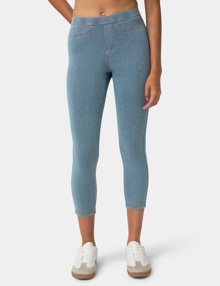 Classic Indigo Denim Capri