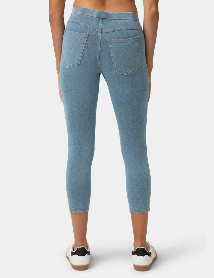 Classic Indigo Denim Capri
