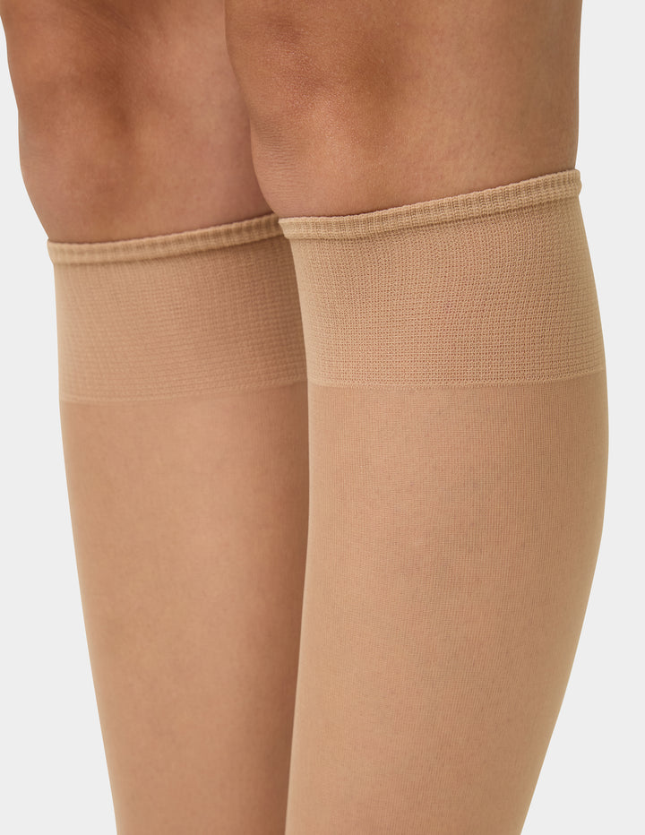 Knee Highs With Reinforced Toe 2 Pair Pack
