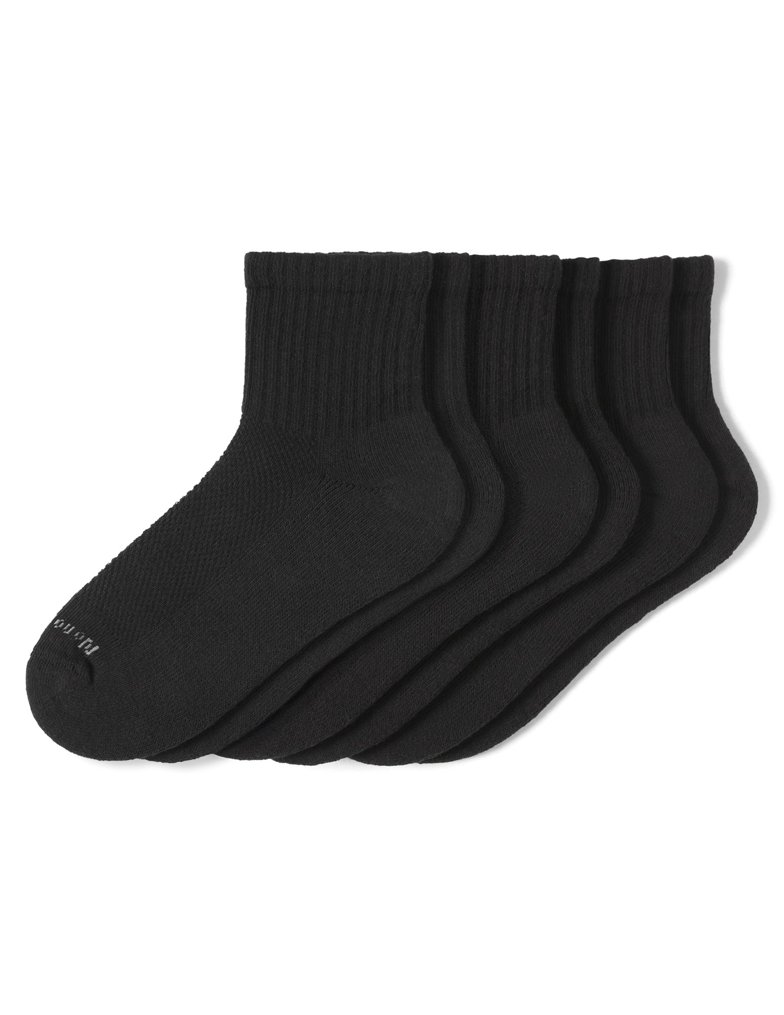 Soft & Breathable Women's Cushioned Mini Crew Socks 3 Pair Pack