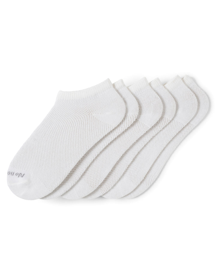 Soft & Breathable Women's Uncushioned No Show Socks 3 Pair Pack