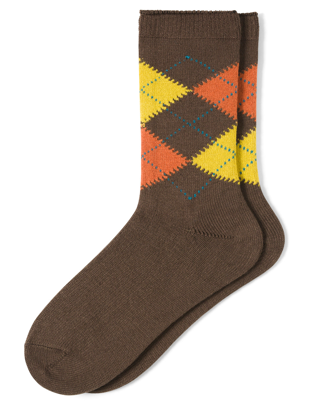 Argyle Crew Socks