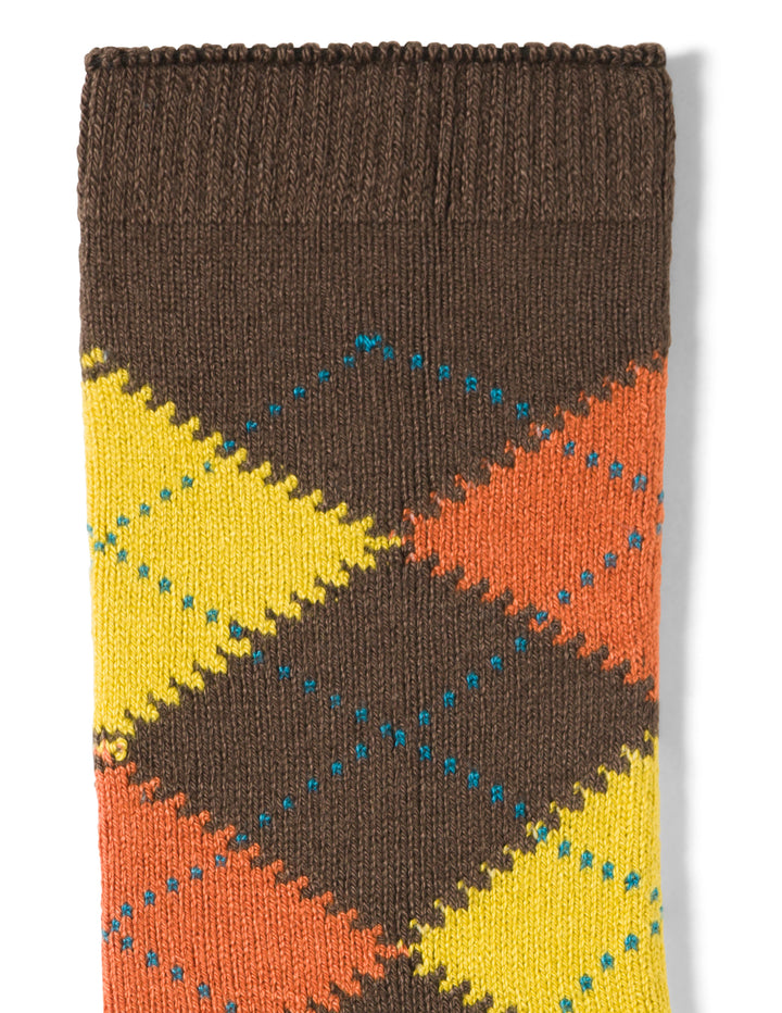 Argyle Crew Socks