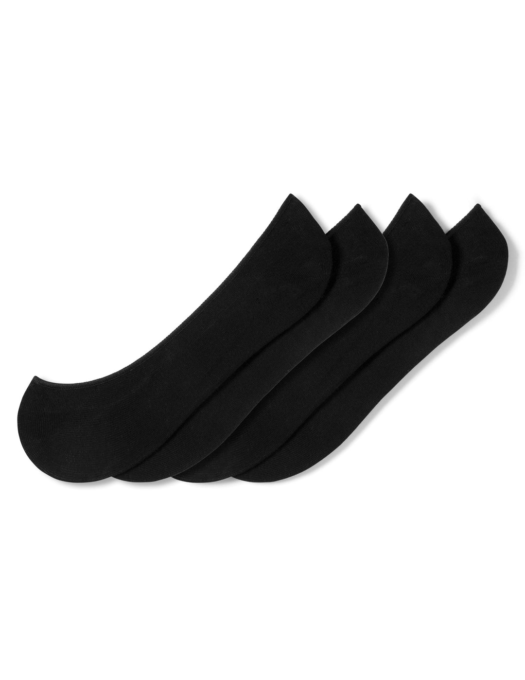 Set of 2 black socks on a white background
