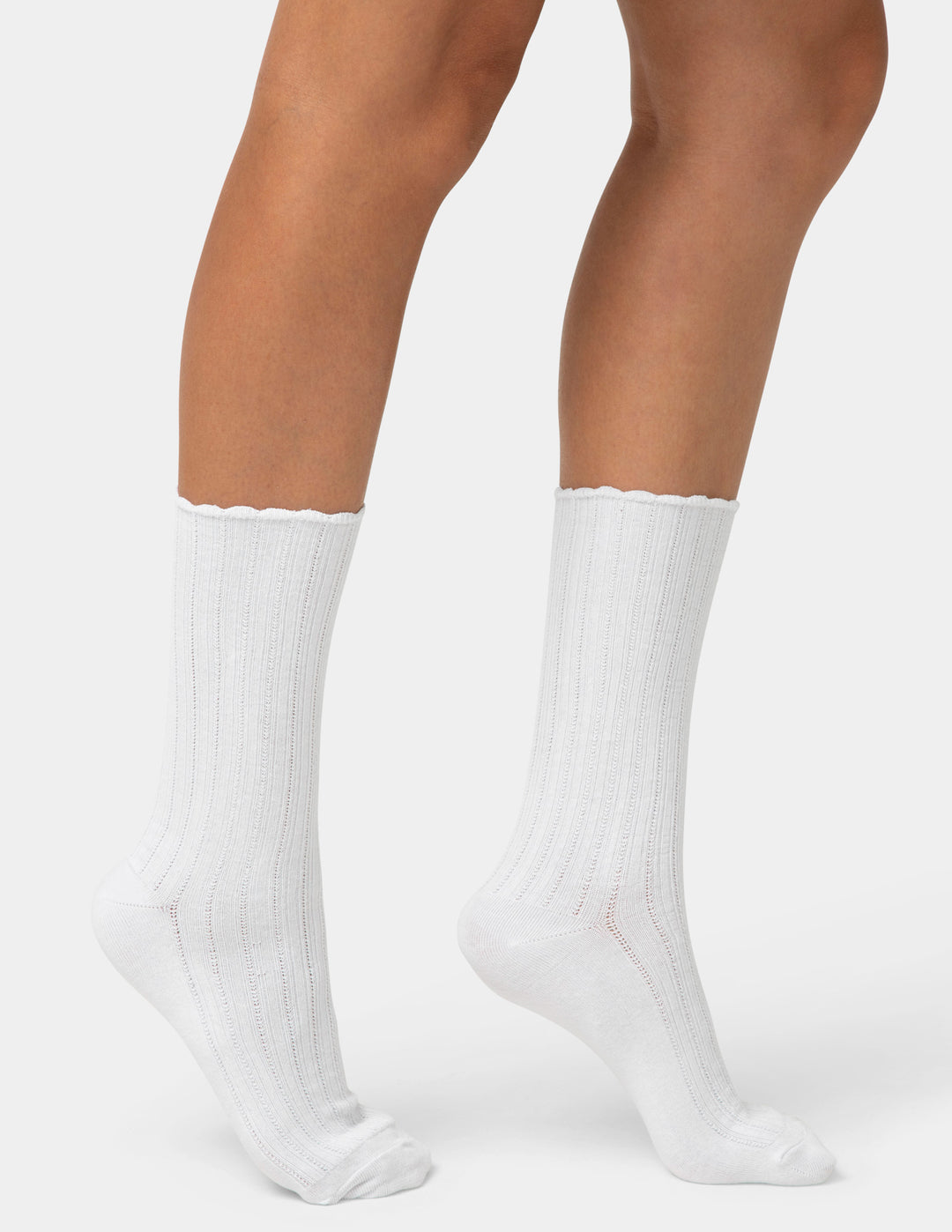 Scallop Pointelle Sock - 3 Pair Pack
