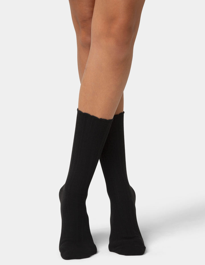 Scallop Pointelle Sock - 3 Pair Pack