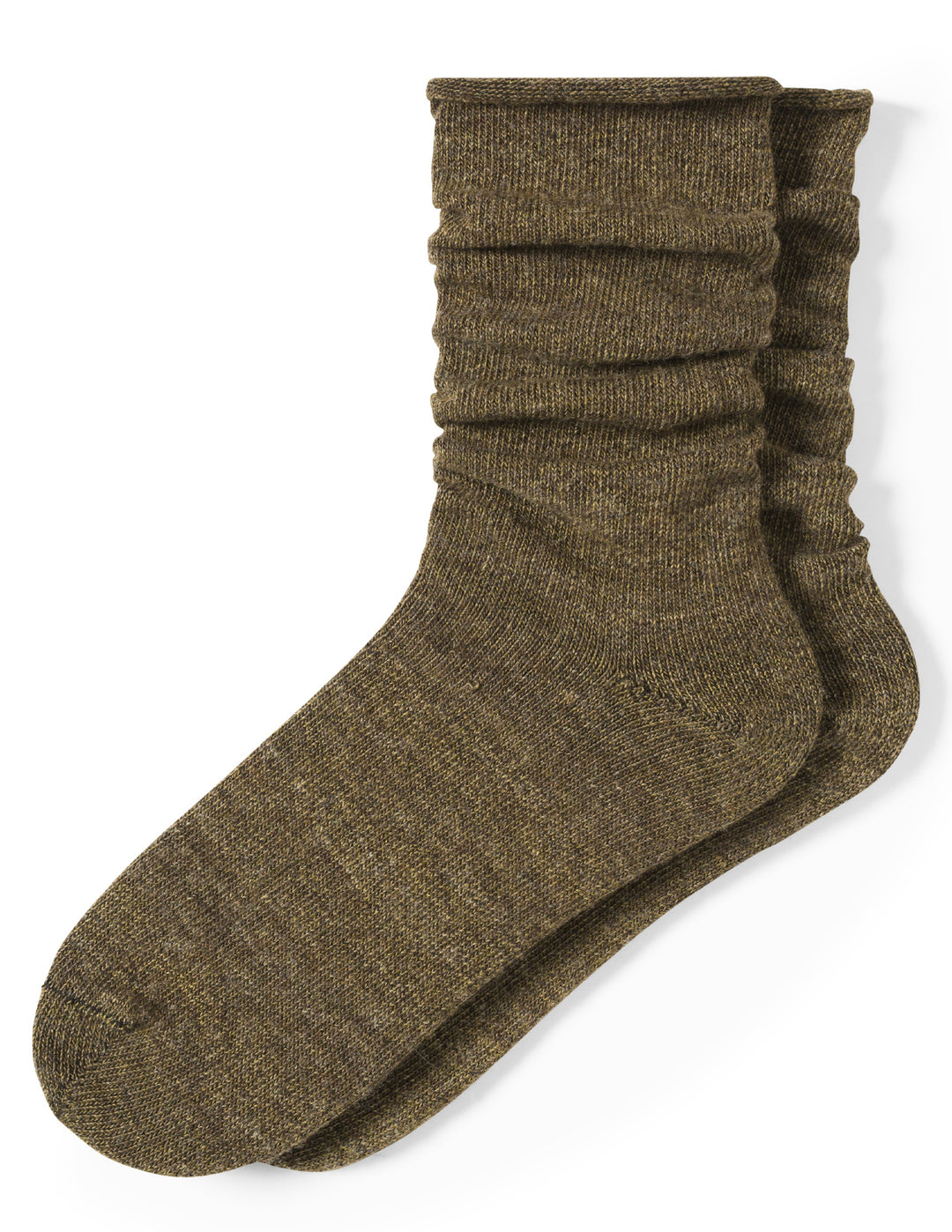 Wool Slouch Crew Sock