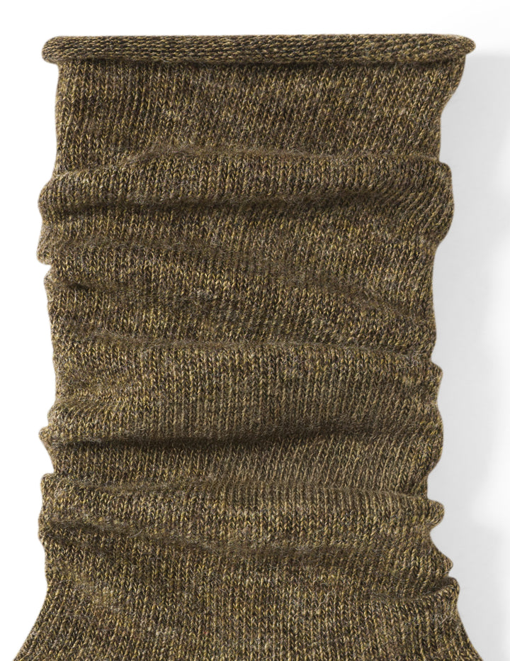 Wool Slouch Crew Sock