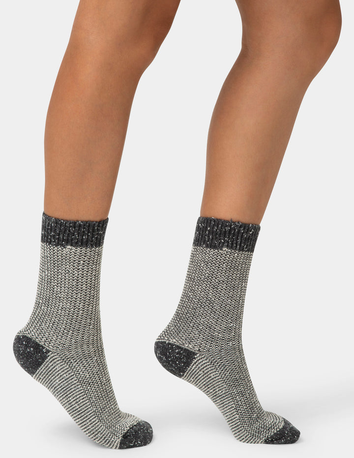 Mini Stripe Pattern Boot Sock