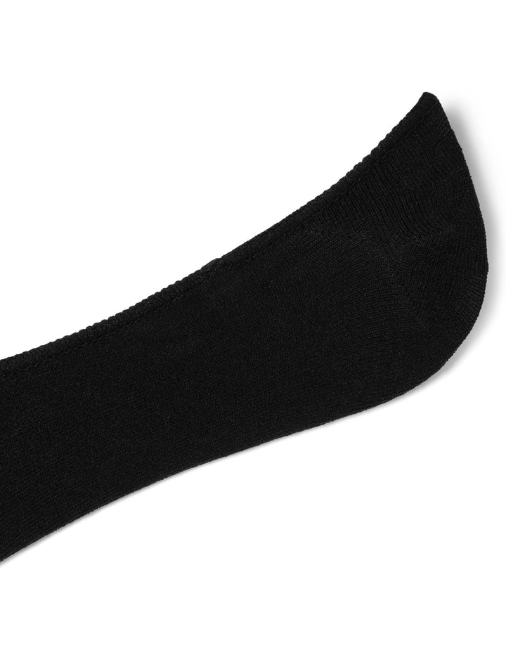 Black sock on a white background