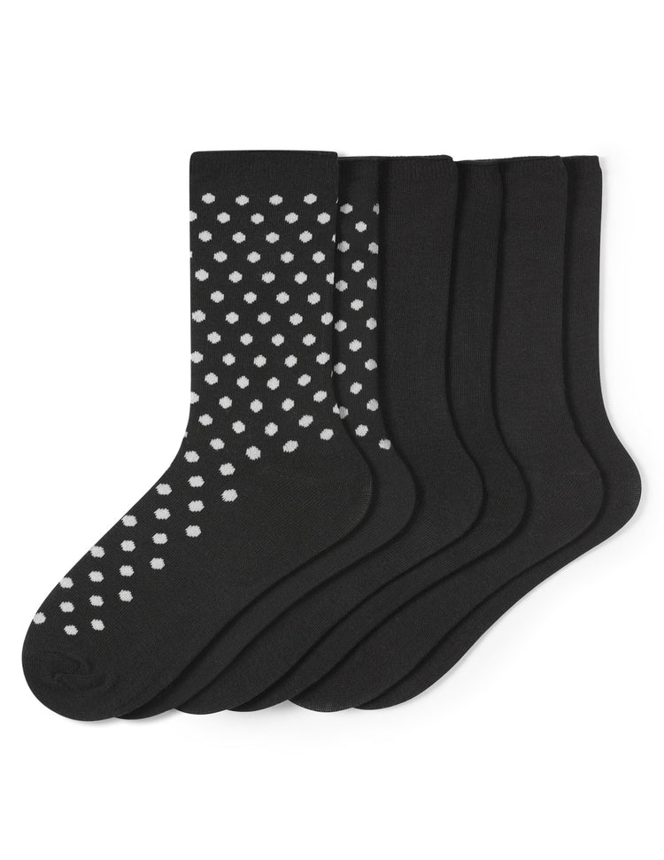Cotton Dot Jean Sock