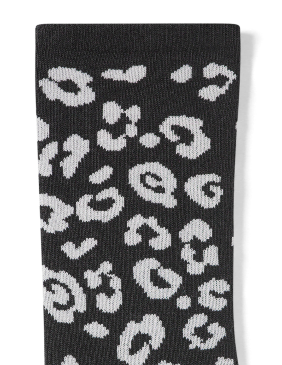 Flat Knit Leopard Crew Sock 3 Pair Pack