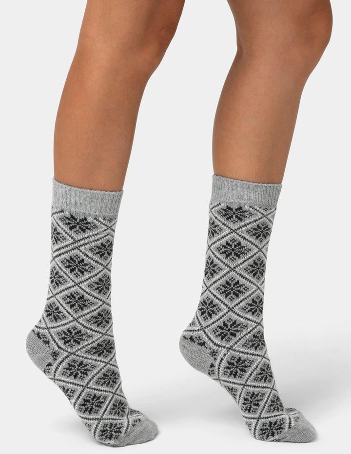 Outdoor Snowflake Sock