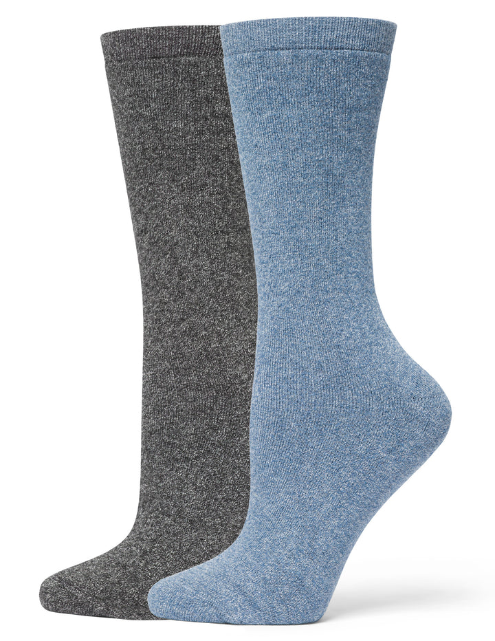Soft Terry Crew Sock 2 Pair Pack