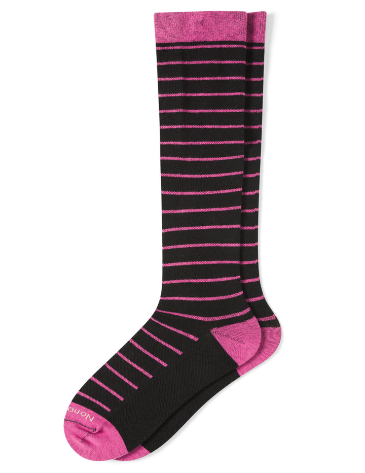 Skinny Stripe Compression Knee High Sock
