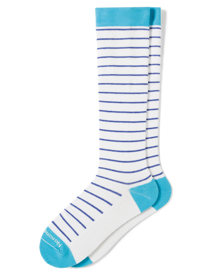 Skinny Stripe Compression Knee High Sock