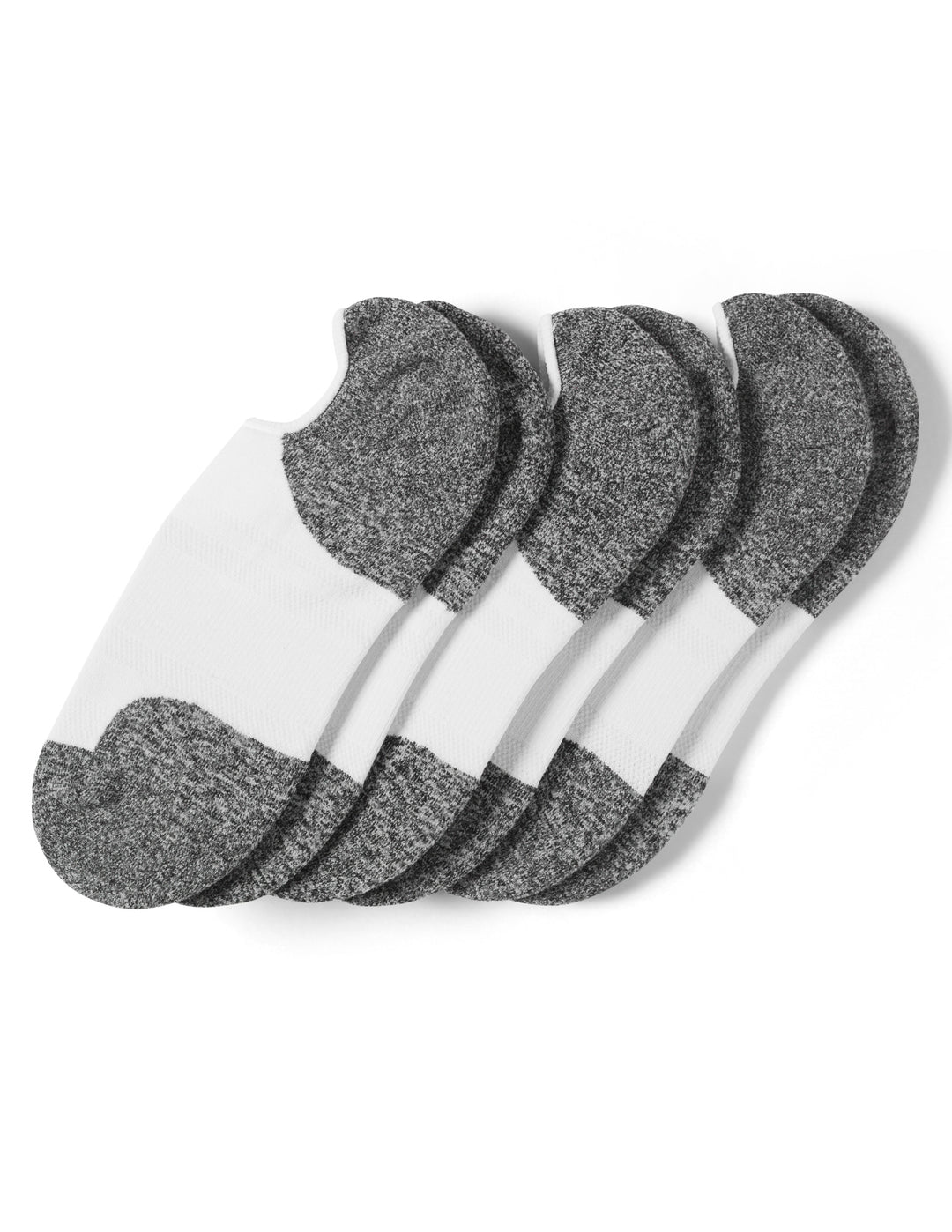 Soft & Breathable Memory Cushion Low Profile No Show Socks 3 Pair Pack