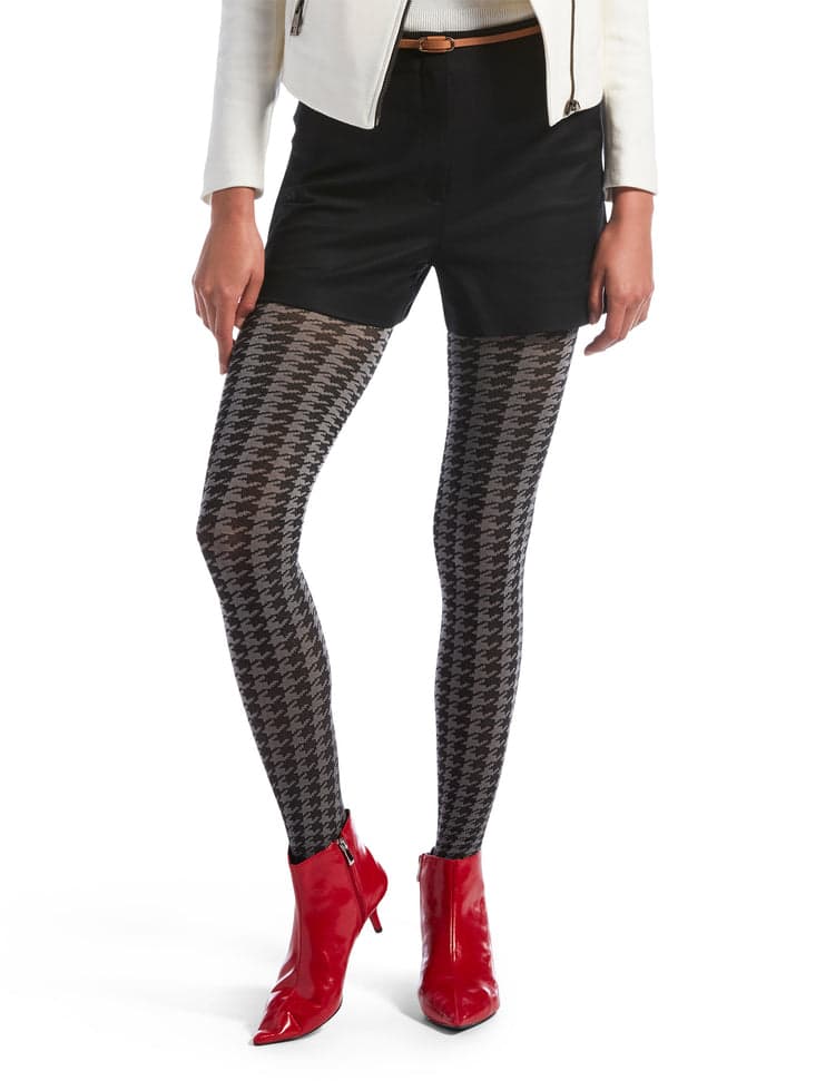 Houndstooth tights best sale